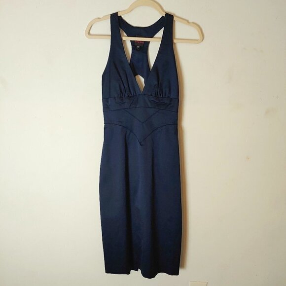 Bebe Plunging Neckline Pencil Dress - Body Con - Picture 1 of 8